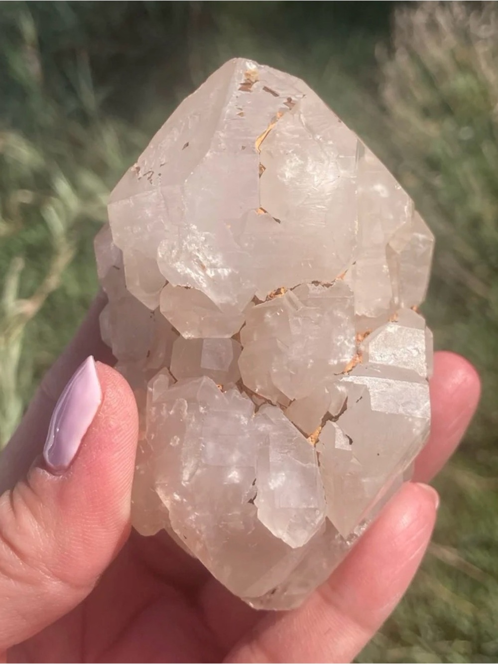 Elestial Quartz cluster